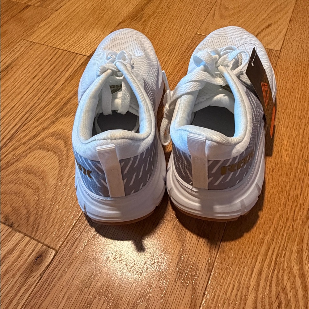 Women’s White Athletic Sneakers - RBX Mesh Running Shoes - Picture 4 of 5
